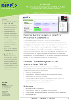 DiPP IMS - DiPP Software