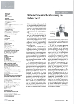 Heuschmid, AuR 2016, 265 - Hugo Sinzheimer Institut