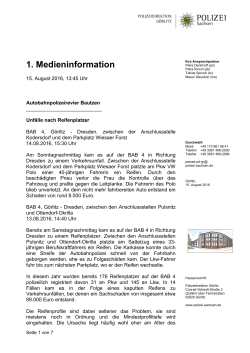 Medieninformation [Download *, 188.67 KB]