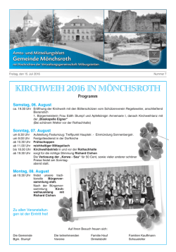 Juli 2016 - M&ouml;nchsroth