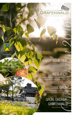 Hotelzeitung  - Sporthotel Resort Grafenwald