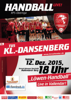 HVV Heimsieg-Magazin TuS KL