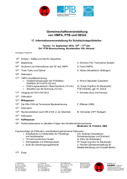 Information zum Programm