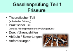 Gesellenpr&uuml;fung Teil1 - GP1