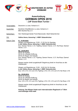 german open 2016 - Deutscher Ju