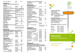 Wegweiser durch das Kreisjugendamt