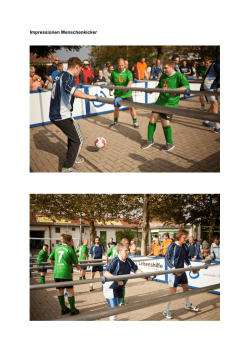 Impressionen Menschenkicker - TSV