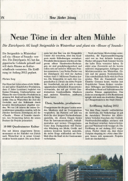 Neue Töne in der alten Mühle - Claudia