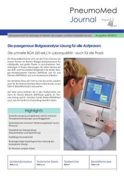 Blutgasanalysesysteme von Siemens