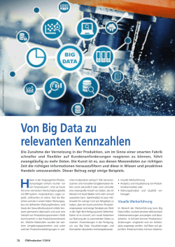 "Von Big Data zu relevanten Kennzahlen" als