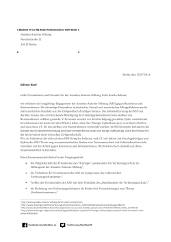 Offener Brief im PDF-Format - Blackbox Verfassungsschutz