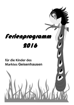 Programmheft - Geisenhausen