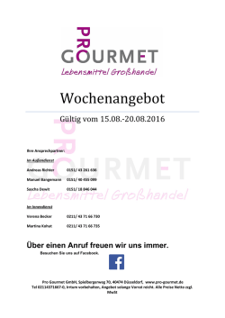 Wochenangebot