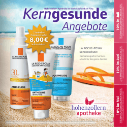 Angebote - Hohenzollern Apotheke