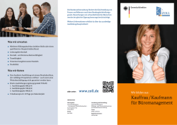 Wir bilden aus: Kauffrau/Kaufmann für