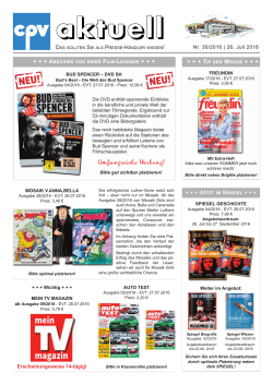 Umfangreiche Werbung! - Cottbusser Presse Vertrieb OHG