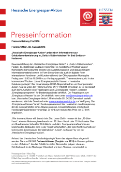 Bad Endbach-Hartenrod PM 31a/2016 Juli 2016 Format: PDF Größe