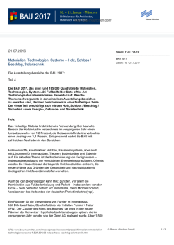 21.07.2016 Materialien, Technologien, Systeme – Holz