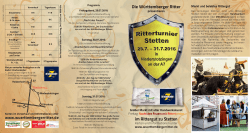 Flyer - Die Württemberger Ritter