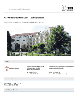 Rehaklinik MEDIAN Heinrich-Mann-Klinik