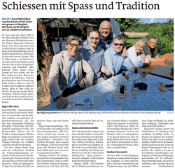 Schiessen mit Spass und Tradition