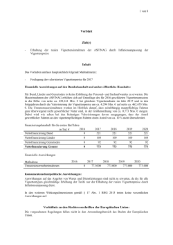 Vorblatt und wirkungsorientierte Folgeabschätzung (pdf 333