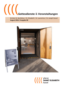 Gottesdienste - St. Bonifatius Kassel