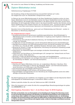 Diplom-Bibliothekar (m/w)