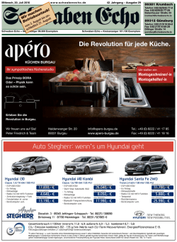 Die Revolution für jede Küche. Auto Stegherr