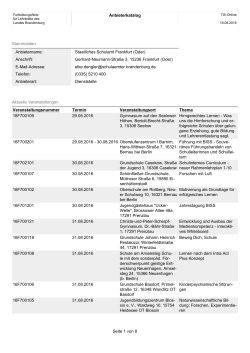 Staatliches Schulamt Frankfurt