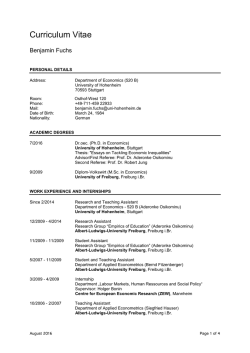 Curriculum Vitae