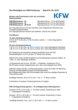 Informationsveranstaltung KfW-Bank