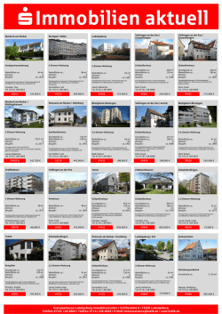 Immobilien aktuell - Kreissparkasse Ludwigsburg