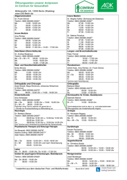 Handzettel zu den Arztpraxen und &Ouml;ffnungszeiten (PDF-Datei