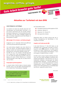 Tarifinfo 07/16 PDF - Gesundheit und Soziales Bayern