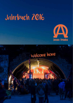 Jahrbuch - Jesus Freaks Deutschland
