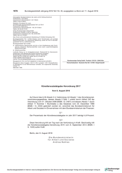 Bundesgesetzblatt Teil I Nr. 40