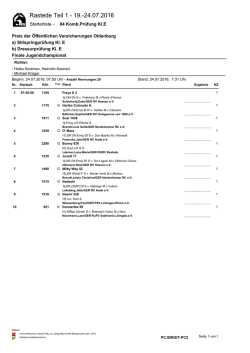 Rastede Teil 1 - 19.-24.07.2016 - reitturniere