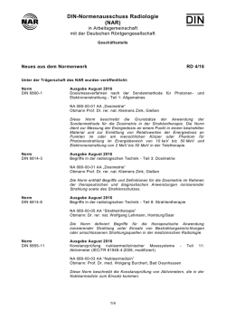 DIN-Normenausschuss Radiologie (NAR)