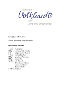 Parmigiana di Melanzane PDF