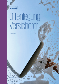 Offenlegung Versicherer