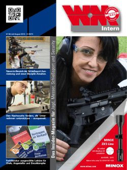 Das Insider-Magazin für Jagd, Messer, Schießsport und Security