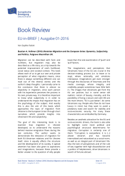 Book Review - Bastian A. Vollmer (2016)