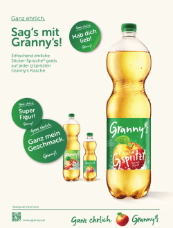 Granny`s Stickerkampagne Print
