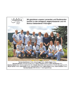Gratulation an unsere Lernenden