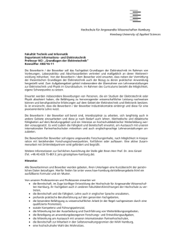 Grundlagen der Elektrotechnik