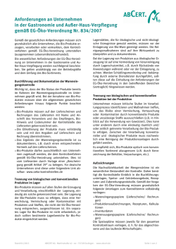 Infos zur EG-&Ouml;KO-VO Anforderungen AHV_DE