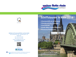 Programm 2016 - Köln Tourist