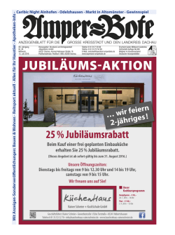 jubil&auml;ums-aktion - Verlagsanstalt &raquo;Bayerland