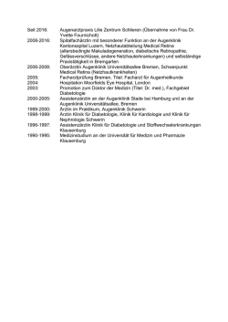 Dr. Daniela Holst - Augenarzt Lilie Zentrum
